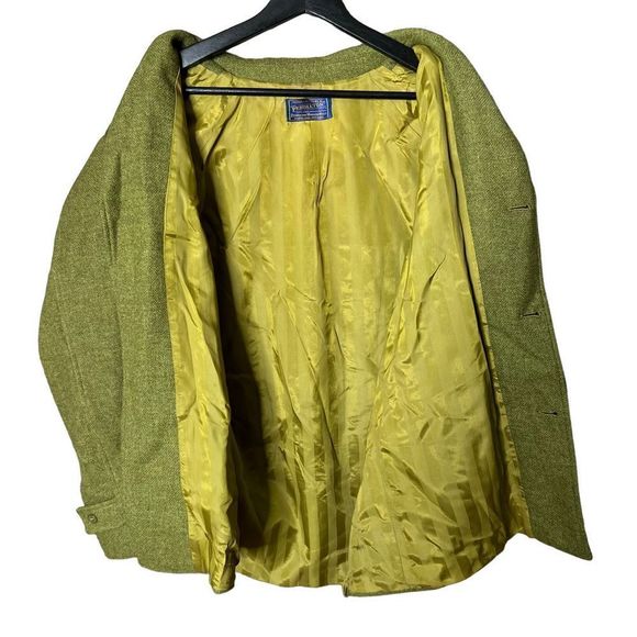 VTG Pendleton Womens Blazer Suede Wool Large - Picture 5 of 6